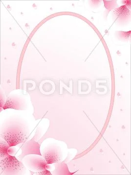 Wedding, Happy Birthday card or invitation Stock Illustration