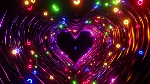 Wedding heart background, Disco light background Stock Footage 219924715