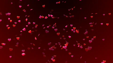 Heart Confetti Background 2