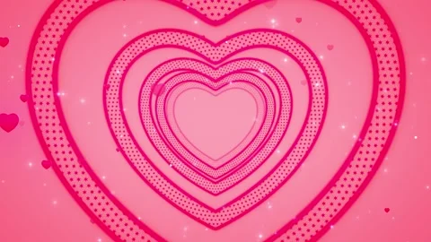 Wedding Hearts Background Видео 204144038