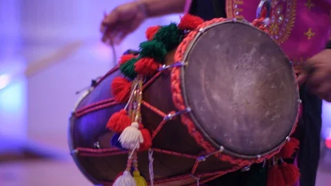 Wedding of hindus, raditional drummer plays , Usa Stock Footage 103191399