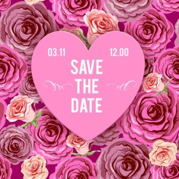 Wedding holiday background Stock Illustration