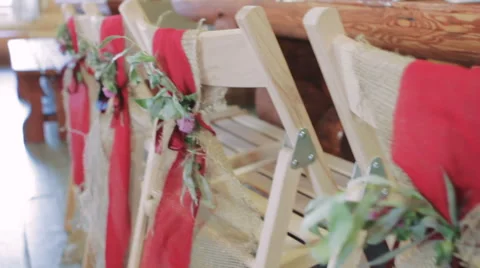 Wedding Honeymoon Table Rustic Stock Footage 62805530