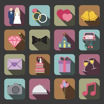 Wedding icon Stock Illustration