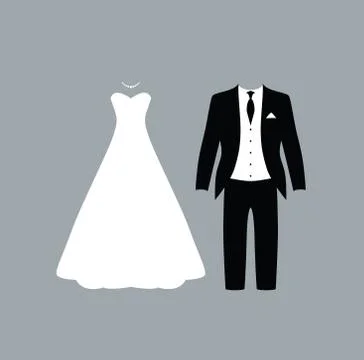 Wedding icon set Stock Illustration