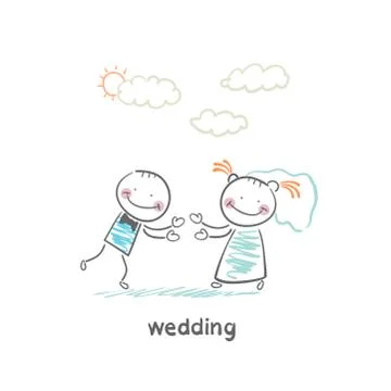 Wedding Stock Illustration