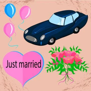 Wedding Illustrazione stock