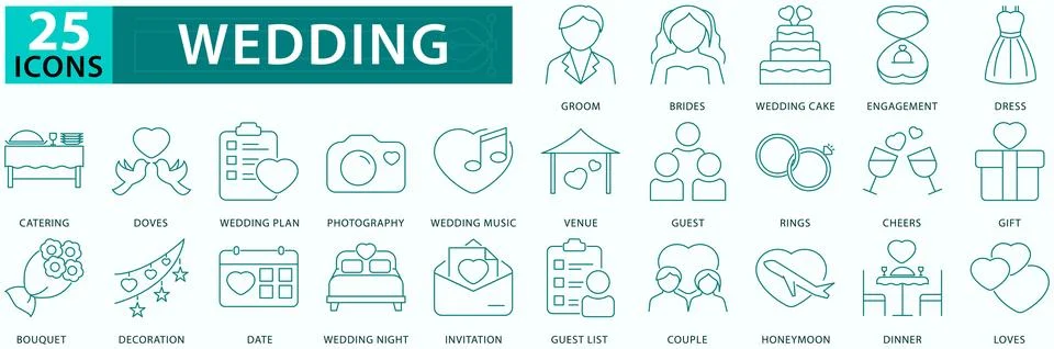 Wedding Stock Illustration