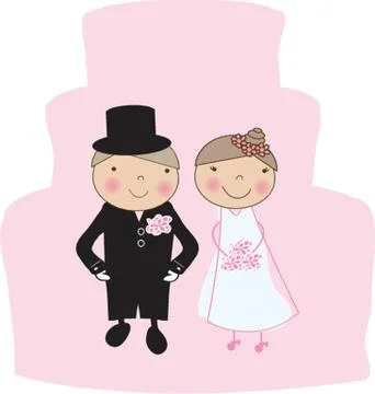 Wedding illustration Stock Illustration