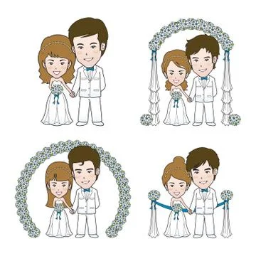 Wedding Illustration Stock Illustration
