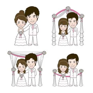 Wedding Illustration Stock Illustration