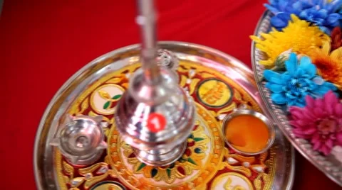 Wedding indian flower Stock-Footage 57196494