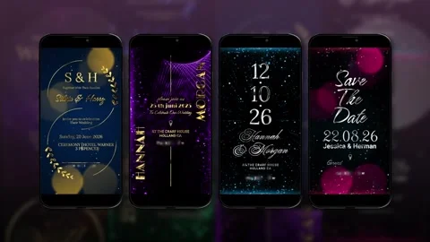 Wedding Invitation Animation Stock After Effects