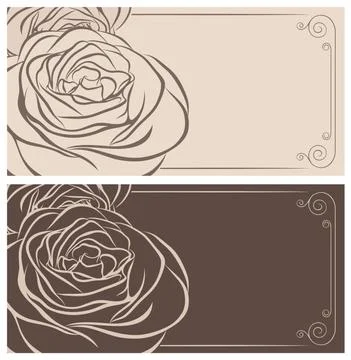 Wedding  Invitation  with baroque pattern Stock Illustration