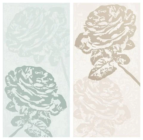 Wedding  Invitation  with baroque pattern Stock Illustration