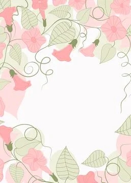 Wedding  Invitation  with baroque pattern Stock Illustration