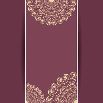Wedding Invitation Card design Stock Illustration