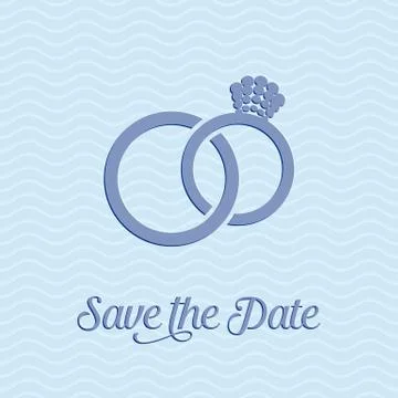 Wedding invitation card Stock Illustration