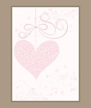 Wedding Invitation card Stock Illustration