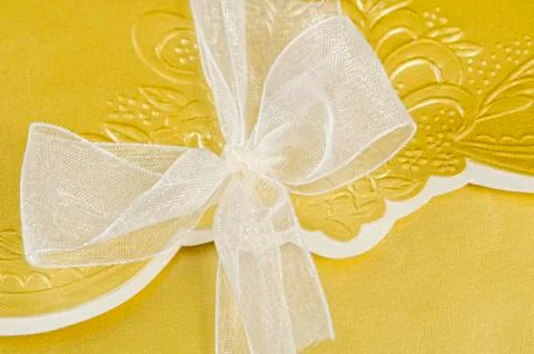 Wedding invitation card Stock Photos