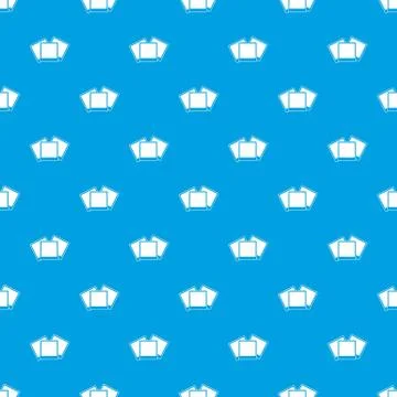 Wedding invitation cards pattern seamless blue Stock Illustration