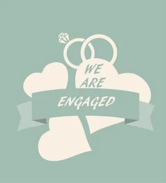 Wedding Invitation Design Illustrazione stock