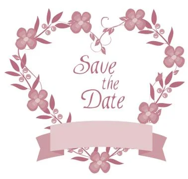 Wedding Invitation Design Stock Illustration