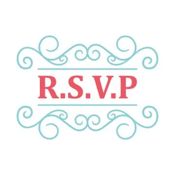 Wedding Invitation Design Illustrazione stock