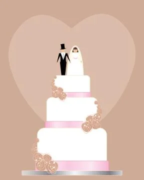 Wedding invitation Stock Illustration