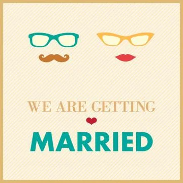 Wedding invitation Stock Illustration