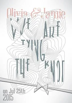 Wedding Invitation Stock Illustration