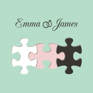 Wedding invitation Stock-Illustration