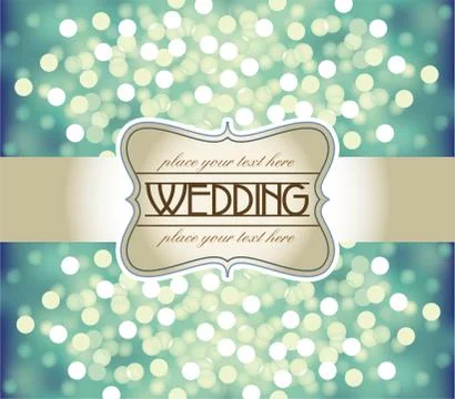 Wedding invitation Stock Illustration
