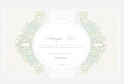 Wedding invitation Stock Illustration