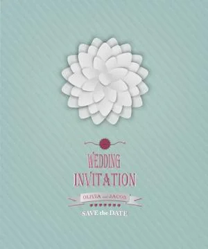 Wedding Invitation Stock Illustration
