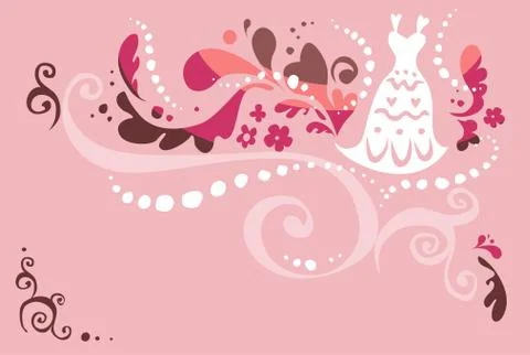 Wedding  invitation Stock Illustration