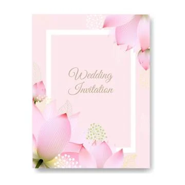 Wedding Invitation Stock Illustration