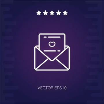 Wedding invitation vector icon Stock Illustration