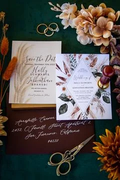 Wedding Invitations Stock Photos