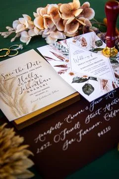 Wedding Invitations Stock Photos