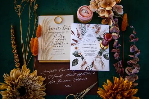 Wedding Invitations Stock Photos