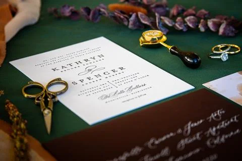 Wedding Invitations Stock Photos