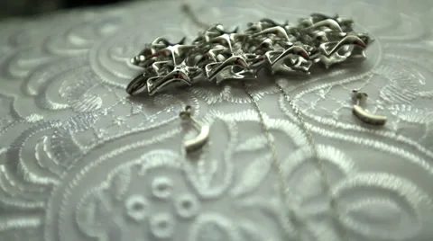 Wedding jewelry Stock Footage 32475704