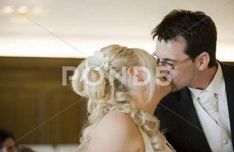 Wedding Kiss, Wedding In A Civil Ceremony