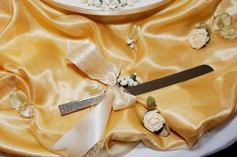 Wedding knife Stock Photos