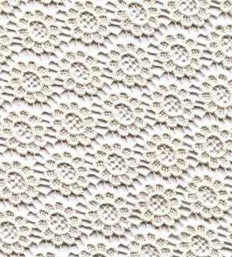 Wedding Lace Pattern. Light White Color Stock Photos