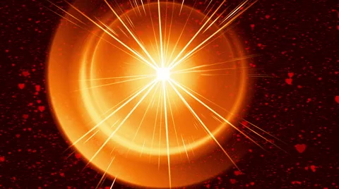 Wedding loop motion background, particle heart Stock Footage 41234983