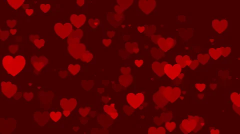 Wedding loop motion background, particle heart Stock Footage 41235469