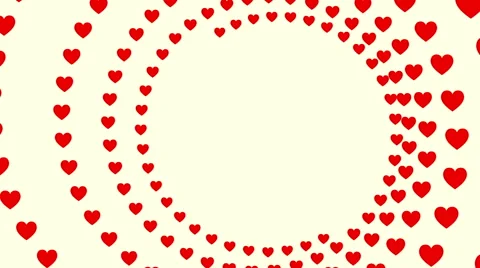Wedding loop motion background, particle heart Stock Footage 41291487