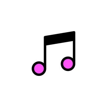 Wedding love icon solid black pink 스톡 일러스트